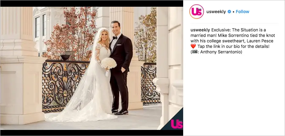 Lauren sorrentino wedding dress designer cheap